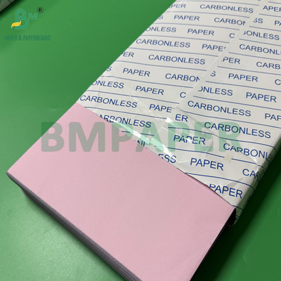 55 - 80gm Kohlenstofffreies CF-Papier für Quittungen Lichtrosa-Grün-Blau-Gelbfarbene Blätter