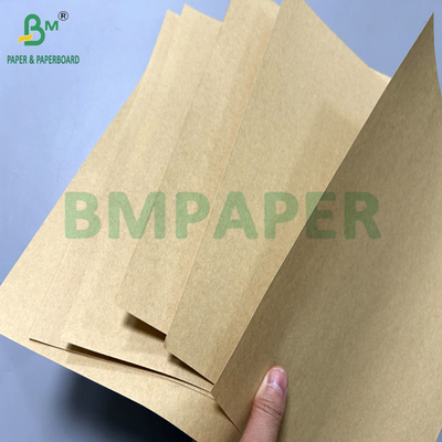 100 g 120 g Jungfräuliche Zellstoffbraune Farbe Kraftpapier für Lebensmittelbeutel