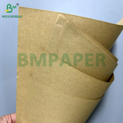 100 g 120 g Jungfräuliche Zellstoffbraune Farbe Kraftpapier für Lebensmittelbeutel