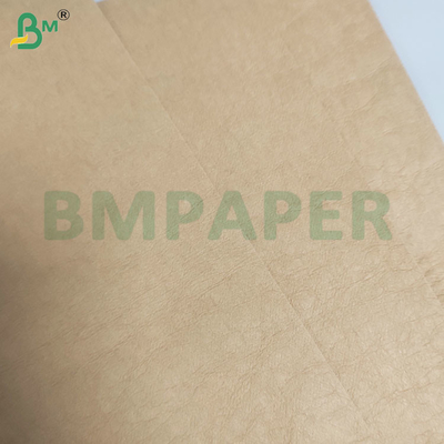 0.55mm Hohe Steifigkeit Einzigartige Textur Waschbare Kraftpapier Rollen