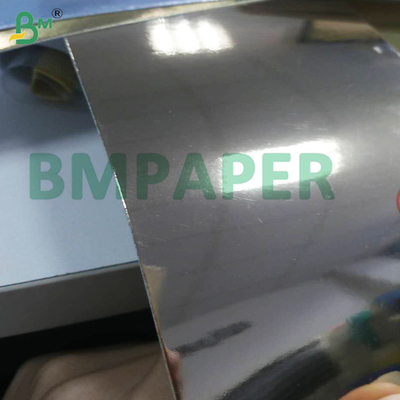 14pt 16pt Silberpapier 1 Seitenglans Silber weiß Rückseite für die Verpackung