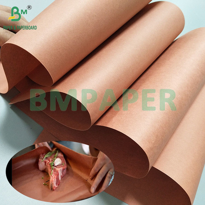66 gm 70 gm nicht beschichtete rosa Schlachterpapierrolle zum Grillen 60 cm*50 m