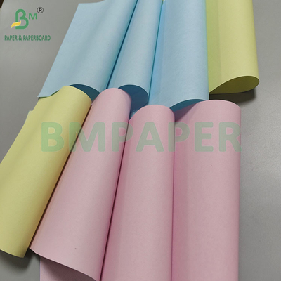 80gm CB CFB CF Kohlenstofffreie Kopierpapierrolle 242mm × 12000m Bild Blau