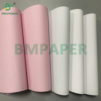 56 gm 60 gm CB CFB CF Weiß Blau Rosa Kohlenstofffreies Papier 44,5 cm Rollen
