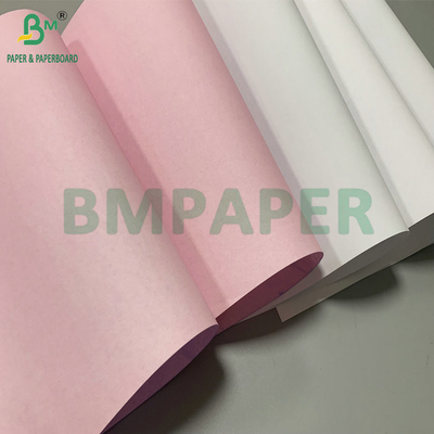 56 gm 60 gm CB CFB CF Weiß Blau Rosa Kohlenstofffreies Papier 44,5 cm Rollen