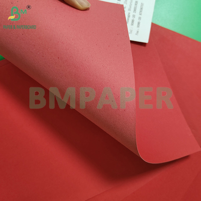 120-400gm Umweltschutz rotes Kraftpapier für Geschenkverpackungen