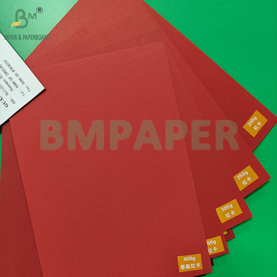 120-400gm Umweltschutz rotes Kraftpapier für Geschenkverpackungen