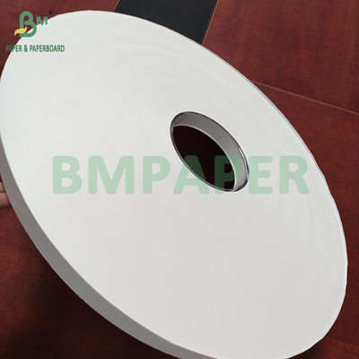 24 g/m² 28 g/m² bedruckbares und PE-beschichtetes weißes Strohhalmverpackungspapier Rolle 50 mm 44 mm