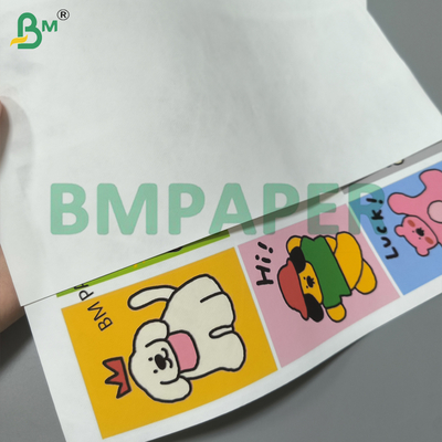 Weiße Papierblätter für Tintenstrahldrucker 8,5" x 11" mit einseitiger Beschichtung Weißfarbe