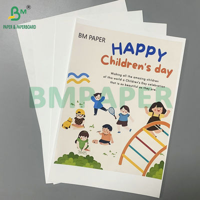 Desktop Druckbares A3 A4 Stoffpapier mit einseitiger Beschichtung, 0,2 mm Dicke