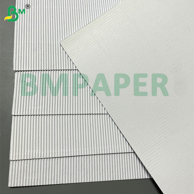 100 g/m² Bedruckbarkeit weißes, einseitig gewelltes Wellpappe für Kartonverpackungen