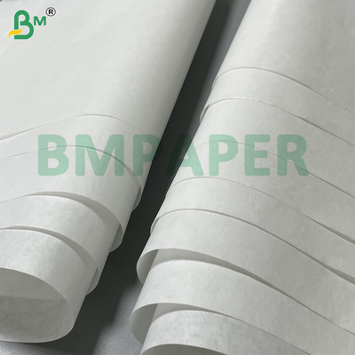 45g 40cm Weißes, glattes, maschinenglattes Kraftpapier auf Rolle