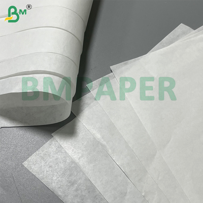 45g 40cm Weißes, glattes, maschinenglattes Kraftpapier auf Rolle