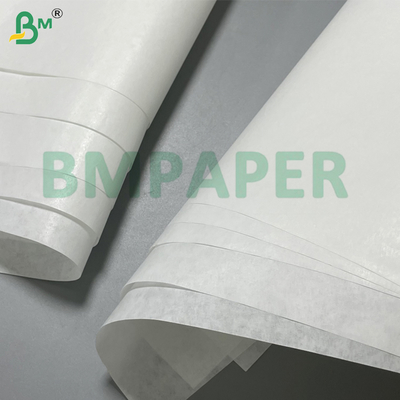 45g 40cm Weißes, glattes, maschinenglattes Kraftpapier auf Rolle