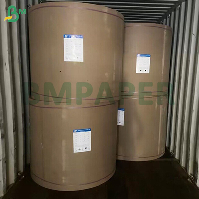 70g/m² braunes gestreiftes Kraftpapier, einseitig glänzend, individuell, 30 - 180 cm Rollen