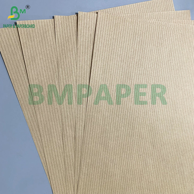 Kraftpapier mit großer Steifigkeit 50 g/m 60 g/m Braun gestreiftes Kraftpapier für Blumenverpackungen