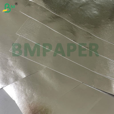 Lebensmittelsicherung effiziente Wärmesiegelbarkeit 56 gm Silber Fast Food Aluminiumfolie Papier