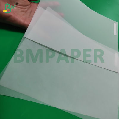 93 g/m² 110 g/m² Transparentes weißes Transparentpapier Rolle zum Skizzieren 36'' x 50m