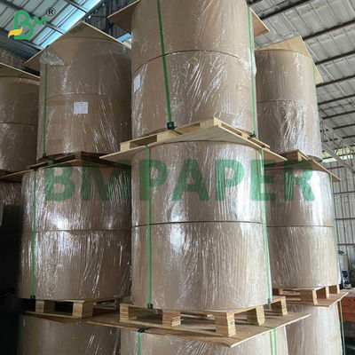 Einseitig verglastes Kraftpapier 35 gm Weißbleichpapier MG