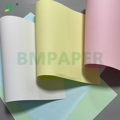 50-80GSM High Copy Kohlenstofffreies NCR-Papier 80GSM Weiß / Blau / Rosa / Grün