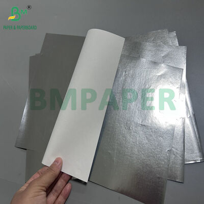 100 gm 130 gm 70 x 100 cm Beschichtung 1 Seiten Silber Metallpapier für die Verpackung