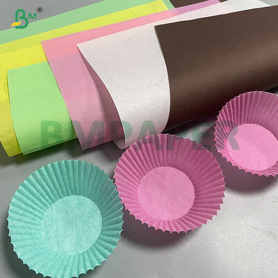 40g 50g Weißes Kaffee Rosa Fettdichtes Backfarben Pergament Cupcake Liner Papier