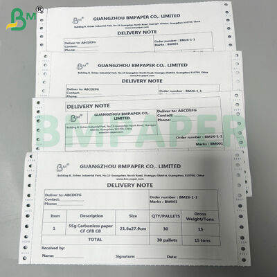 Kohlenstofffreie Basispapierblatt - Mehrfarben CF CFB CB für doppelte Form