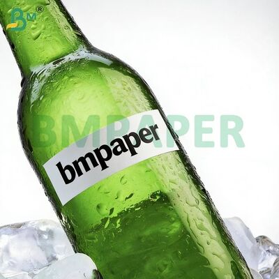 80g 90g Nassfestes Etikettenpapier für Getränkeetiketten Verpackungsdruck
