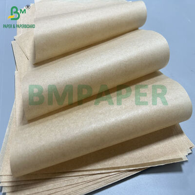 700mm 750mm 40gr 50gr braune Silikon-beschichtete Backpapier