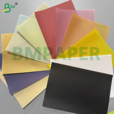 40-285 g Farbiges Transparentes Schwergewichts-Spurpapier Vellum Cardstock