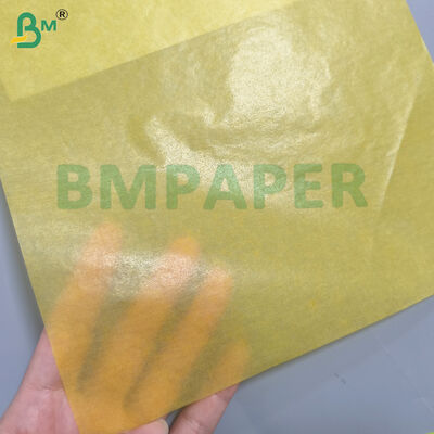 Transparentes Farbpapier zur Verpackung von Lebensmitteln 23 g / m für Backwaren / Käsekuchen