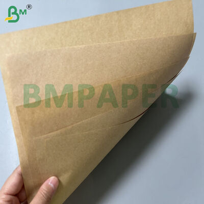60 gm 70 gm Braunfarbenes Fettpapier für Margarine 1000 mm 1100 mm