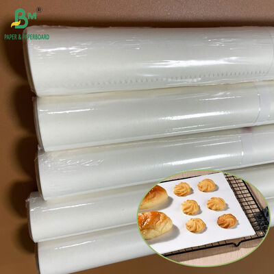 No-stick 38gsm 40gsm Heat Resistant White Parchment Paper For Food Baking