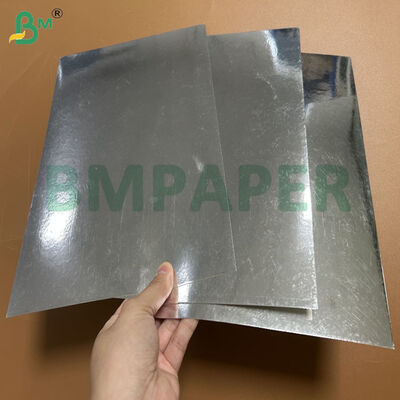230gm Einseitig beschichtet für metallische Silberplatten für kosmetische Verpackungen Box SRA1 Größe
