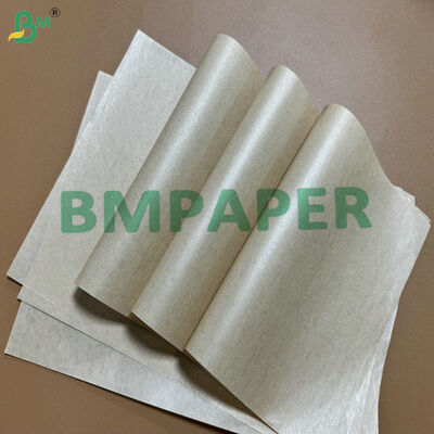 Lebensmittelqualität Wärmeversiegelbares 15 gm PE-Laminat 40 g 50 g braunes Verpackungspapier für Kunststoffgabeln Verpackung