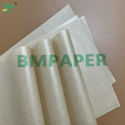 Lebensmittelqualität Wärmeversiegelbares 15 gm PE-Laminat 40 g 50 g braunes Verpackungspapier für Kunststoffgabeln Verpackung