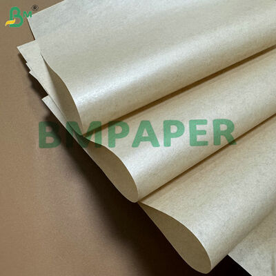 Lebensmittelqualität Wärmeversiegelbares 15 gm PE-Laminat 40 g 50 g braunes Verpackungspapier für Kunststoffgabeln Verpackung