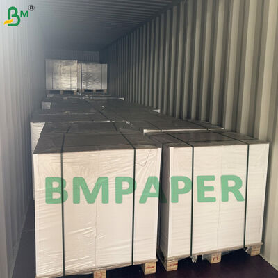 High Shine Bright White Glossy Label Top Papiermaterial 80g