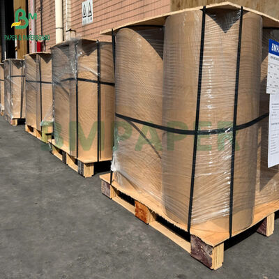 Lebensmittelqualität 40+9 Braunes Kraftpapier mit Polycoating zur Verpackung von Besteck 800 mm 900 mm