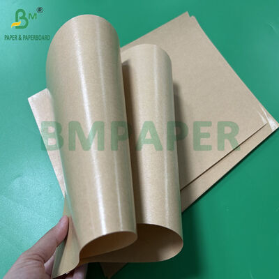 Lebensmittelqualität 40+9 Braunes Kraftpapier mit Polycoating zur Verpackung von Besteck 800 mm 900 mm