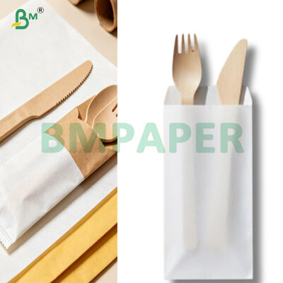 40+9 Polybeschichtetes weißes Kraftpapier PE-Laminat für Lebensmittelverpackungen