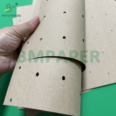 60 gm 70 gm 1,65 m 1,8 m Breit perforiertes braunes Papier für Bekleidung pro Rolle 25 kg