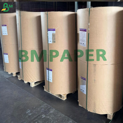 Lebensmittelsicherer Joghurt Deckel Beschichtetes Papier 43 / 45gsm Anti-Krack Bleichkraft