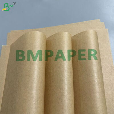 Eco-Friendly Greaseproof Brown Kraft Paper 30-45gsm Food Wrapping Paper for Bread Pastries Takeaway Packaging