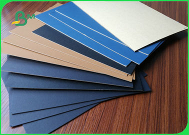1 mm, 1,5 mm, 2 mm Grau-Großbrett-Papierblätter Schwarz-Laminat-Graubrett