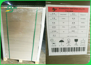 1 mm, 1,5 mm, 2 mm Grau-Großbrett-Papierblätter Schwarz-Laminat-Graubrett