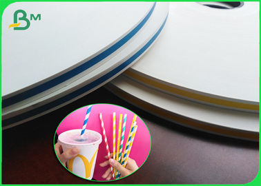 FDA 60gm unbleichendes Kraftpapier 15mm Rollen für die Herstellung von Papierstrohhalmen