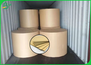 160GSM Braunfarbene Kraftlinerplatte guter Qualität zur Herstellung von Lagerkisten