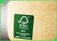Umweltfreundliche des Kraftpapier-50g ISO Brown-Nahrungsmittelpackpapier-Rollen-FSC-FDA