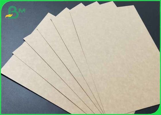 Holzverpackungskiste Material Weiß mit braunem Rücken Kraftpapier für Lebensmittel